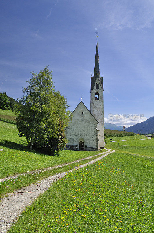 Moos的圣抹大拉教堂(Puster Valley)